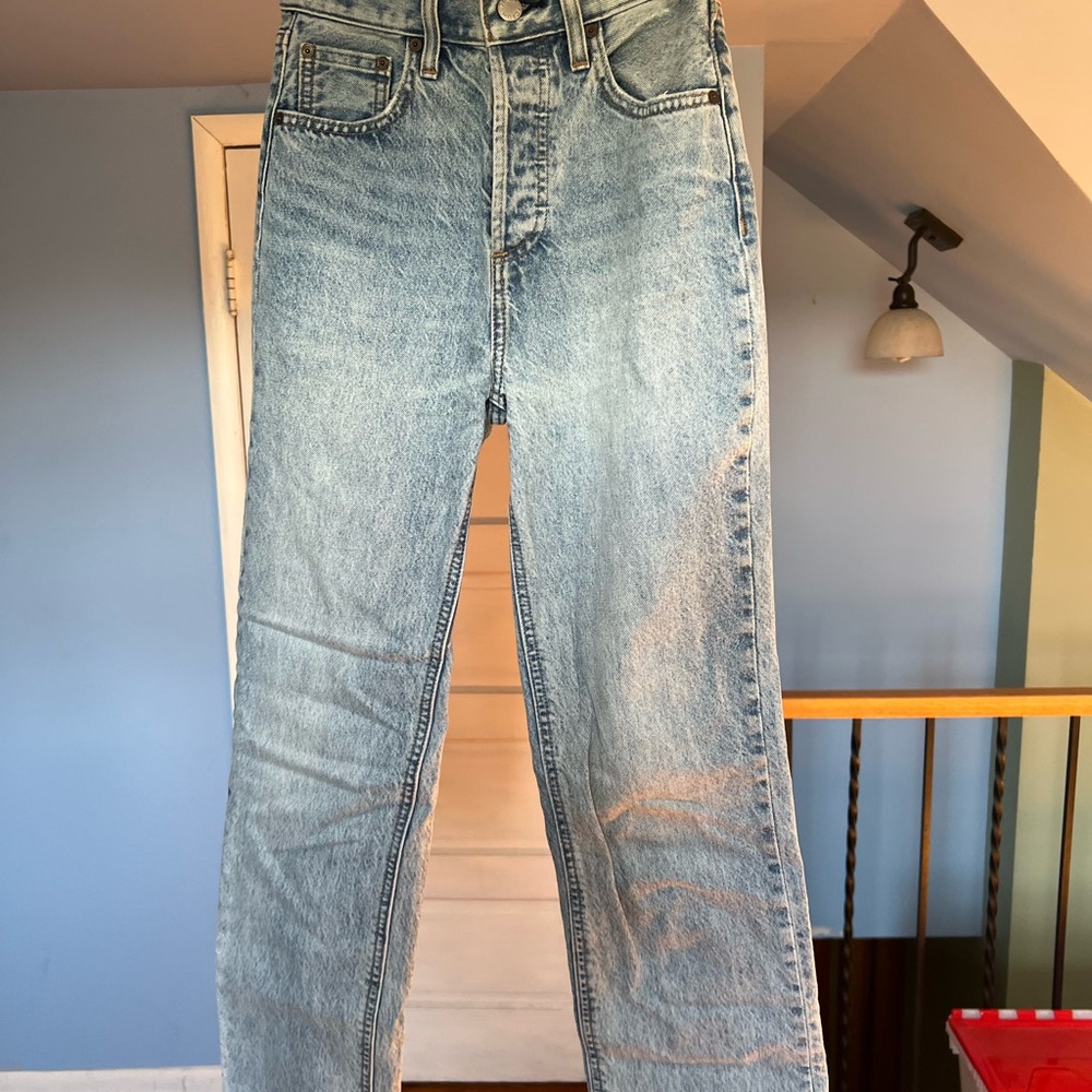 Denim Forum Light Wash Joni High Rise Loose